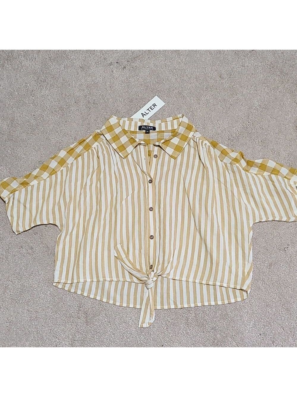 Alter MX Gingham top